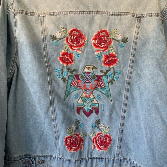 COPY - COPY - Glitzy Girls Boutique embroidered denim plus size 1x - Picture 3 of 15